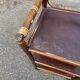 Vintage rattan and wicker shelf, 3 levels, 70cm