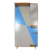 Vintage Geometric Coat Rack from Drevokov Blatna, 1972