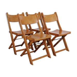 Lot de 4 chaises pliantes