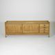 Oak sideboard by Guillerme & Chambron, France 1960s