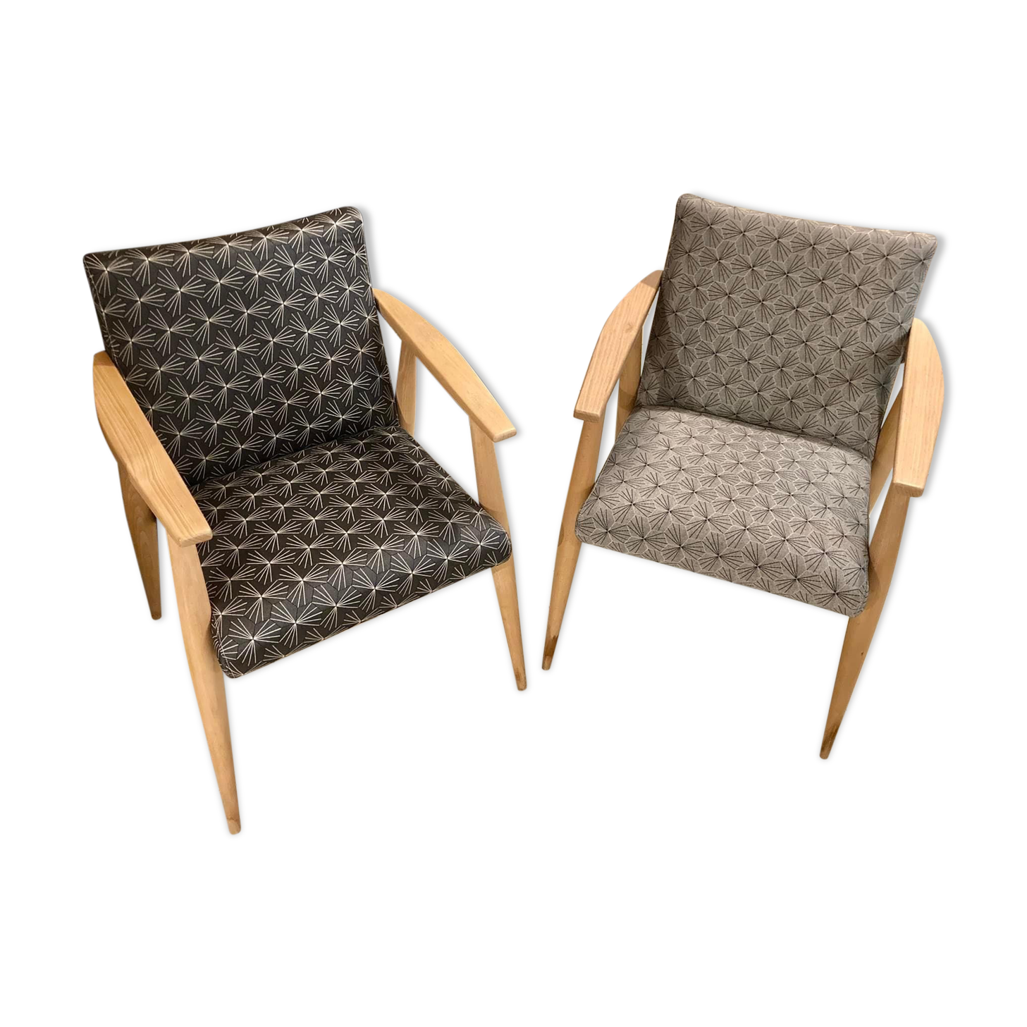 Pair of Stella armchairs