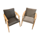 Pair of Stella armchairs