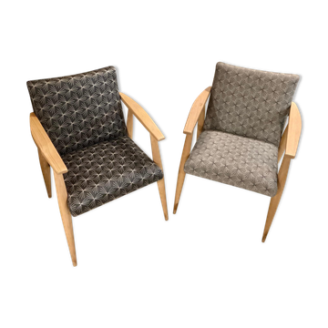 Pair of Stella armchairs