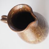 Beautiful pitcher in speckled sandstone