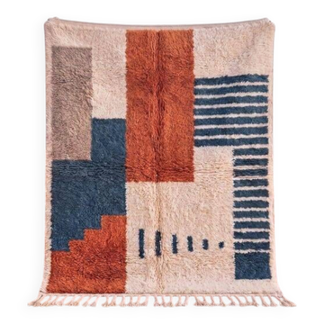 Magnifique tapis berbère traditionnel authentique fait main 150/250 cm