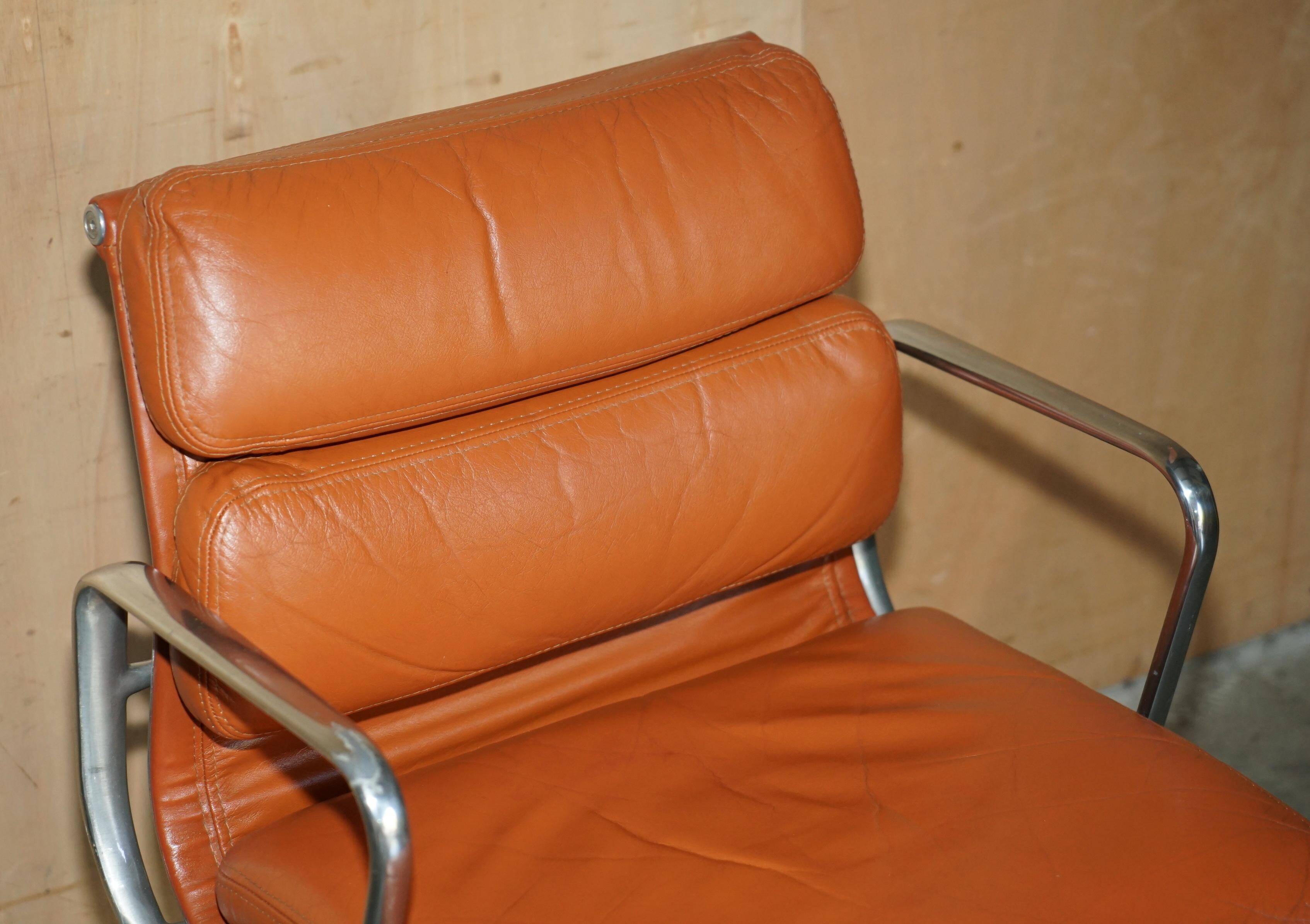 Captain's Chair Herman Miller Leather 1977