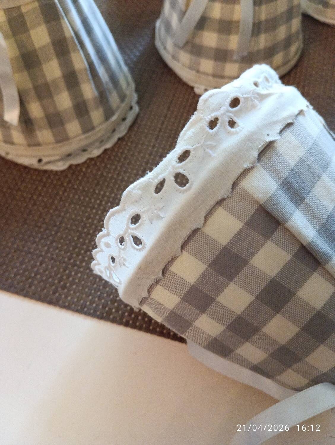 Vichy lampshade
