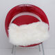 Fauteuil vintage pléxi rouge Arik Levy 1979