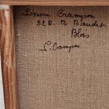 Table of yellow chrysanthemums