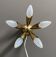 Wolfgang Tumpel ceiling / wall lamp 1960s