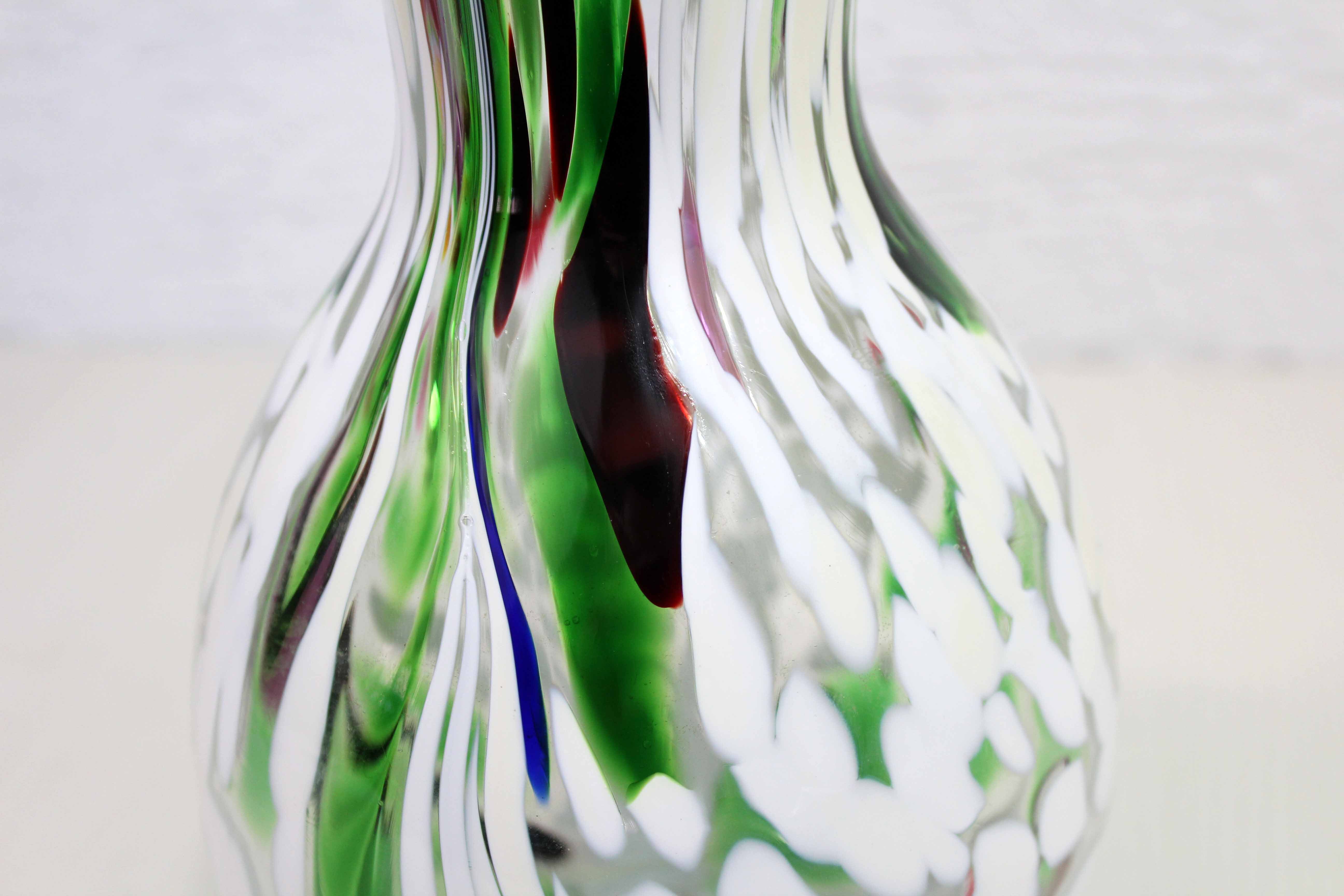 Vintage blown glass vase