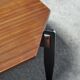 Italian Modernist Coffee Table in Teak and Lacquered Metal, 1950s