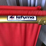 Vintage low folding Lafuma chair