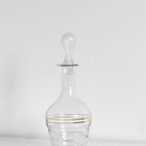 Golden vintage decanter