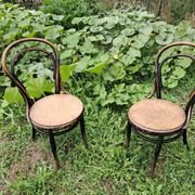 Pair of bistro-style chairs