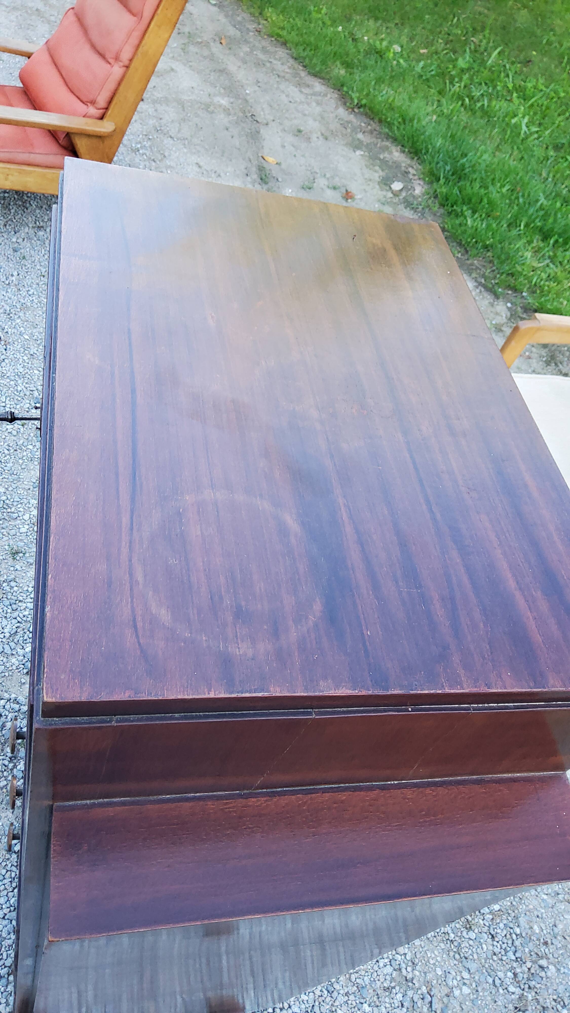 Art Deco secretary in mahogany 1930