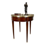 Louis XVI style mahogany hot water bottle table