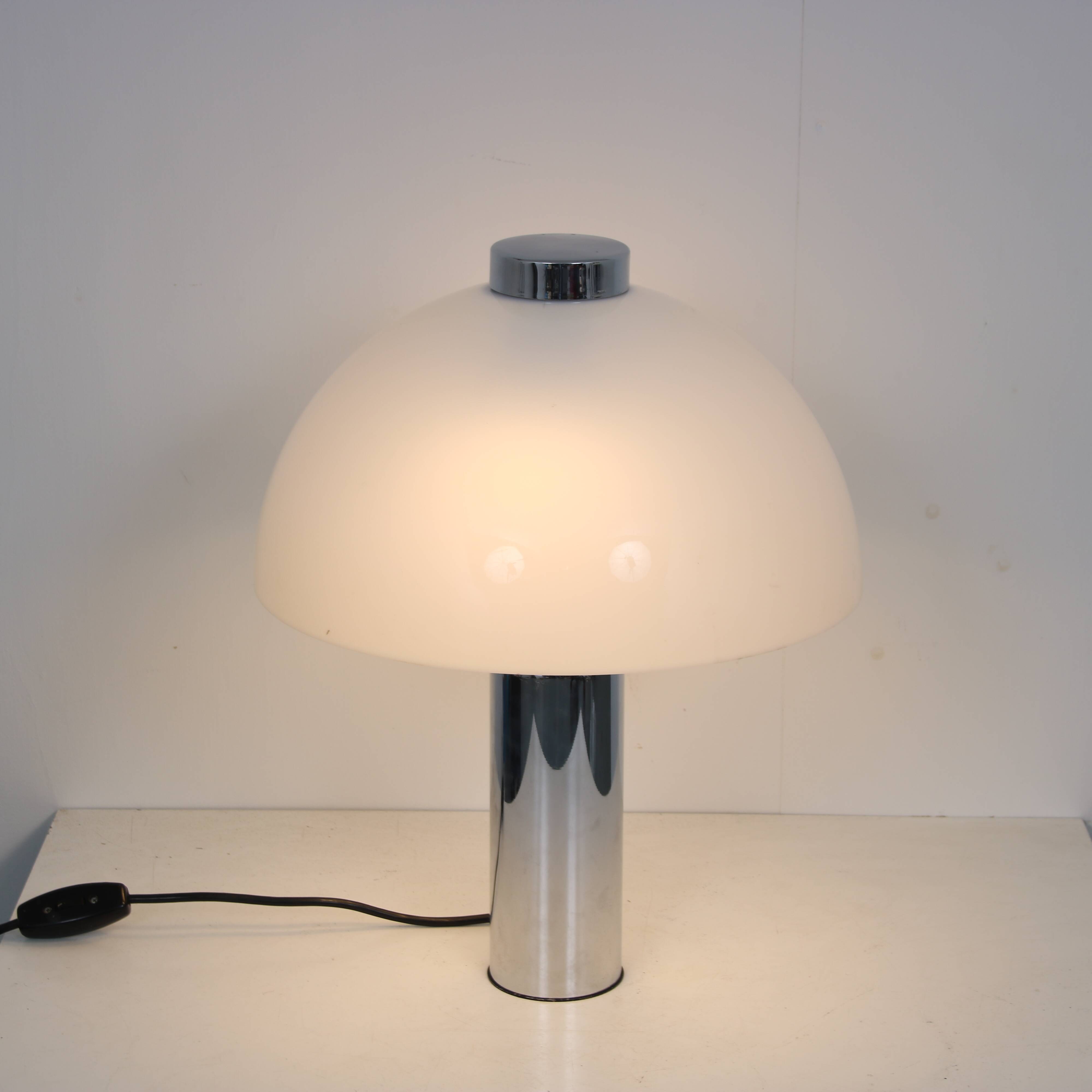 1970s Dutch design mushroom table lamp