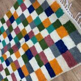 Handcrafted moroccan berber rug 213 x 160 cm