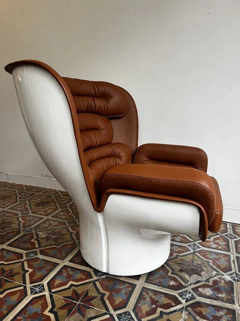 Elda lounge fauteuil– Joe Colombo, Longhi