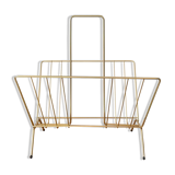 Vintage golden magazine rack