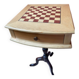 Sycamore and mahogany chess game box