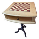 Sycamore and mahogany chess game box