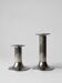 Art Deco Silver Plated Candle Holders Set
