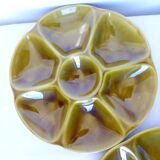 3 vintage Gien porcelain oyster plates 2106173