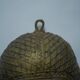 Brass mask wall sculpture ethnic decorative object Tribal art