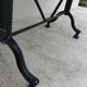 Table de restaurant bistrot en fonte -1m76