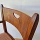 Chaise de bureau en chêne des années 1950.