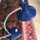 Lampe articulée de bureau en métal bleu, 1970