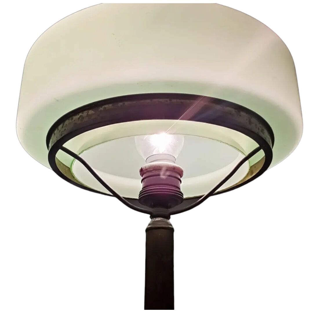 Art deco opaline lamp
