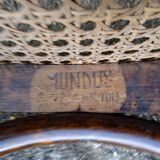 4 Thonet Mundus N°A 48 caned bistro chairs 1930