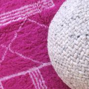 Tapis berbère rose magenta