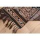 1970s Vintage Turkish Oushak Handmade Wool Cotton Brown Runner Rug 83x290