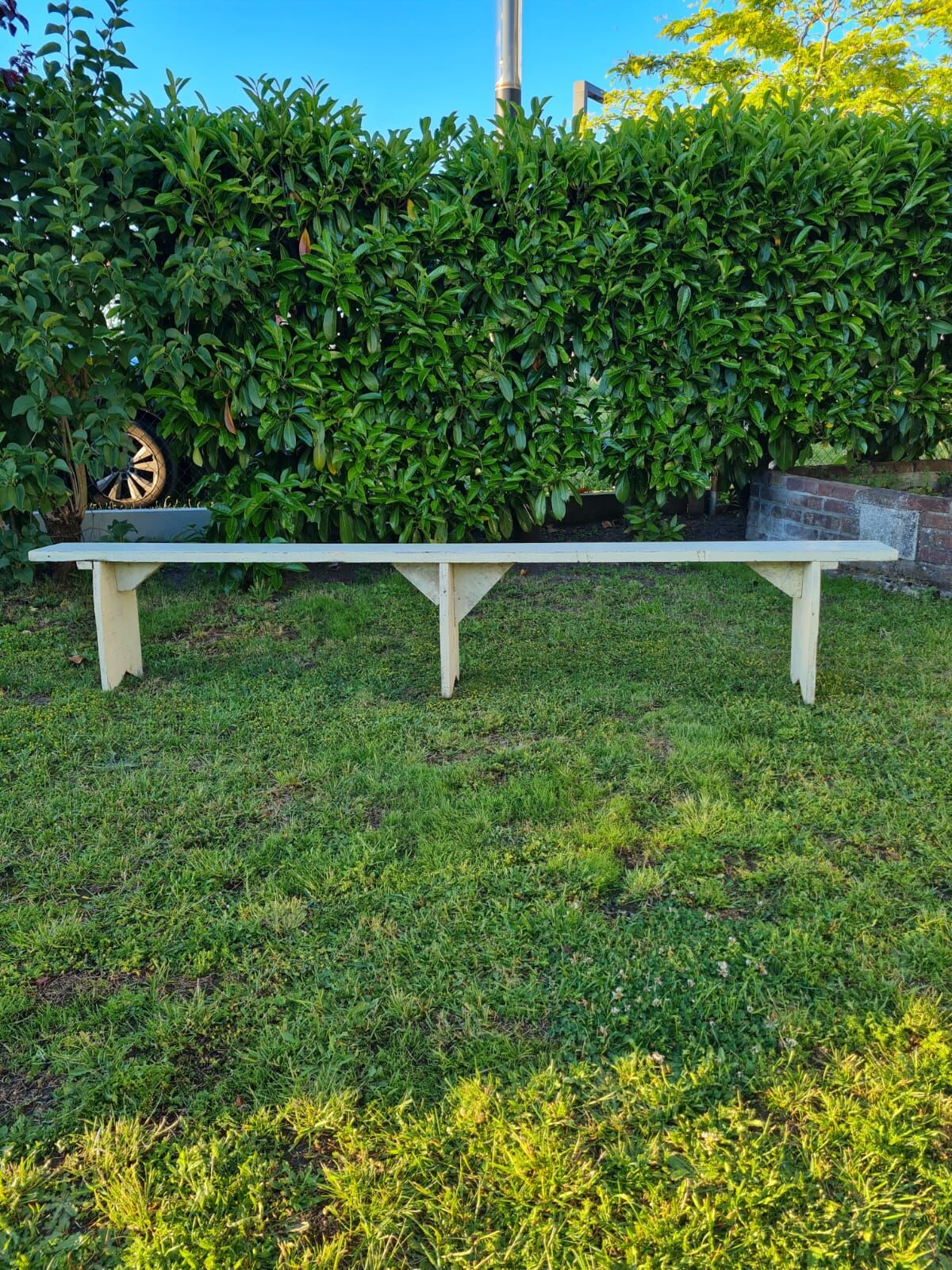 Old farm bench