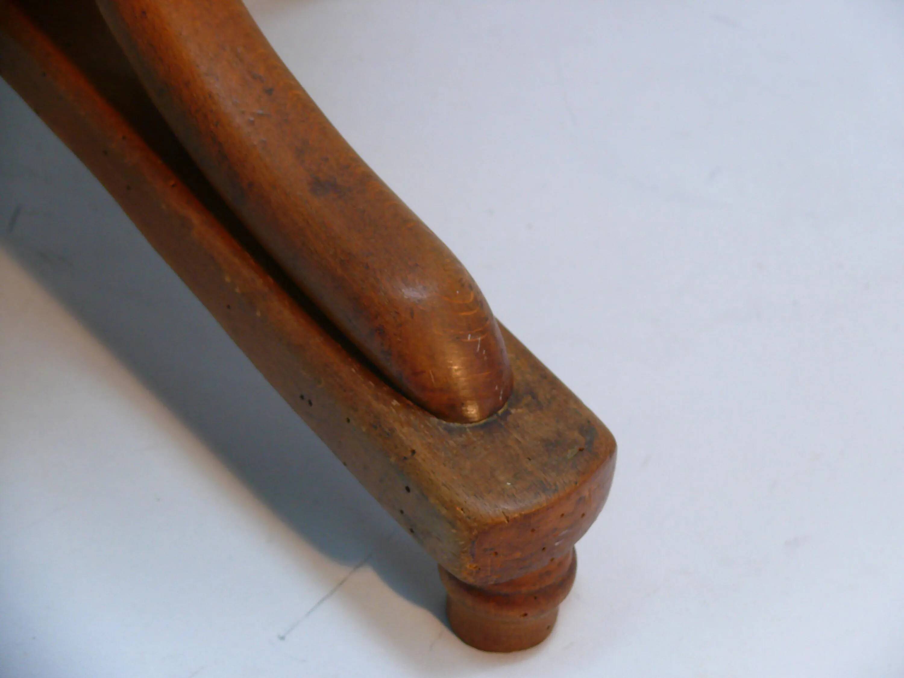 Tabouret de piano / tabouret pivotant, J. & J. Kohn company, tabouret ancien en bois courbé, vers 1900