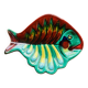 Vintage fish-shaped dish from Cérenne Vallauris