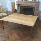 Table basse bois et fer
