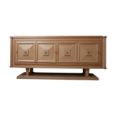 Mid-century blonde french credenza
