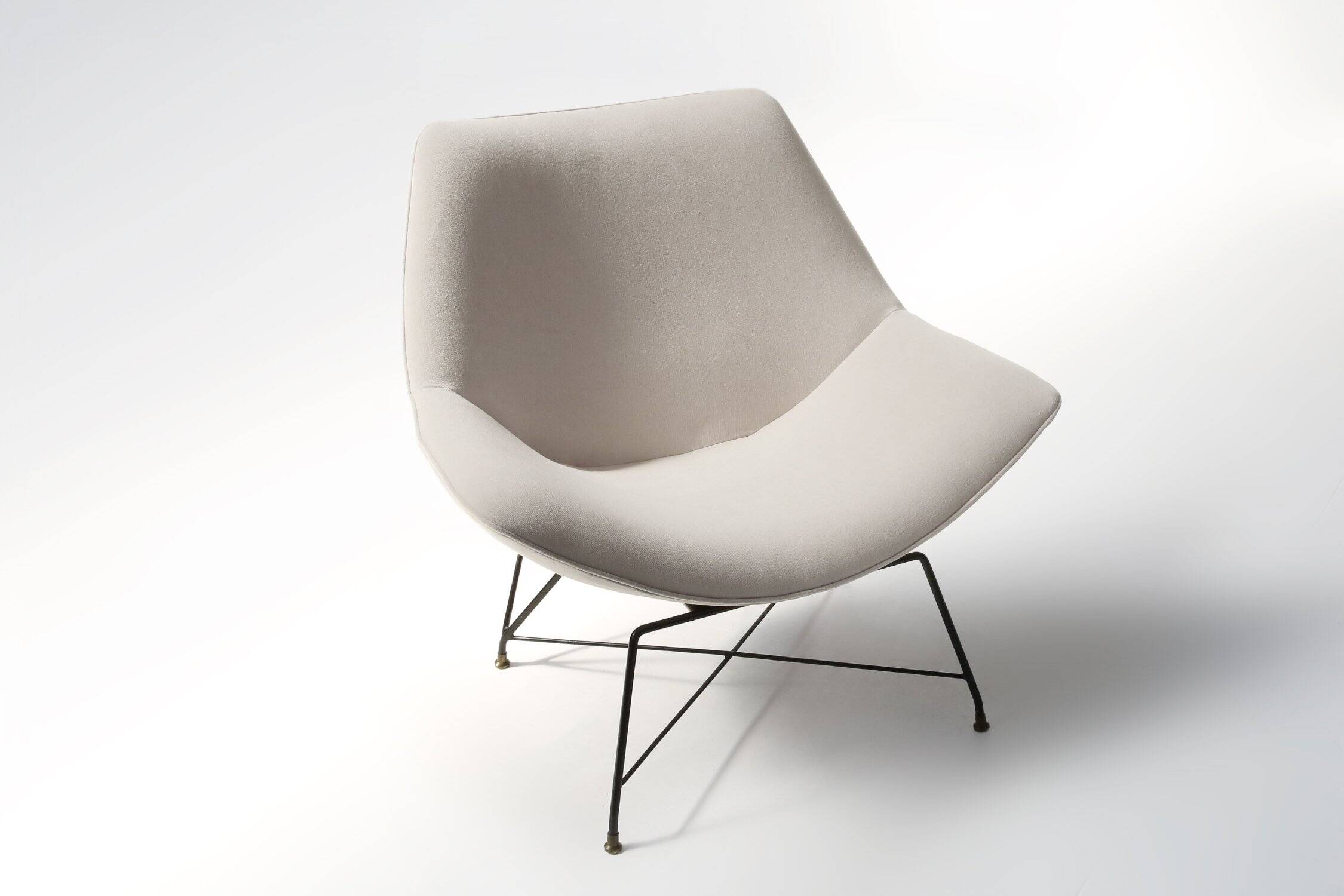 Cosmos Living Room Set of 3 by Augusto Bozzi for Saporiti, Italy, 1954