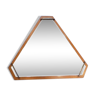 Italian mirror triangular wooden 53x60cm