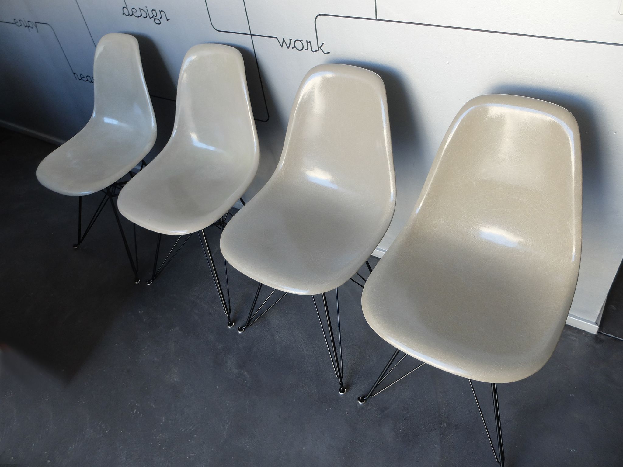 Chairs by Ray & Charles Eames for Herman Miller, 1950