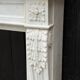 Louis XVI style Carrara marble fireplace circa 1880