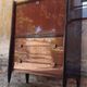 Vintage 60s mahogany secretary from Mobilor