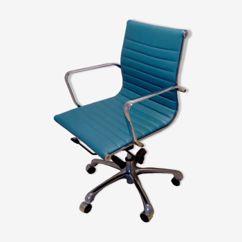 Turquoise office chair