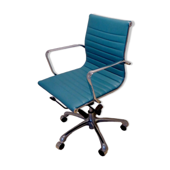 Turquoise office chair