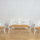Victorian Style Coalbrookdale Garden Set – Bench and Two Armchairs, United Kingdom, 1950s, Set of 3